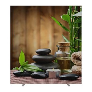 PAPERFLOW Trennwand easyScreen, Zen bunt 160,0 x 173,2 cm, 1 St.