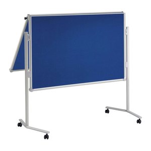 MAUL Moderationswand professionell, klappbar 120,0 x 150,0 cm blau