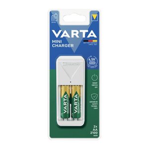 VARTA Mini Charger Akku-Schnellladegerät inkl. Akkus