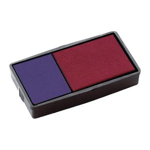 trodat Ersatzstempelkissen 6/4912/2 blau/rot 4,7 x 1,8 cm, 2 St.