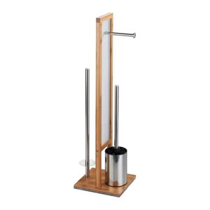 WENKO WC-Garnitur Rivalta braun, weiß Holz, 1 St.