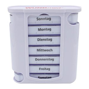 WUNDmed® Tablettenbox Tower grau, 1 St.