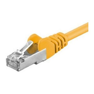 goobay RJ-45 Netzwerkkabel 3,0 m gelb bis zu 1,00 Gbit/Sek. bis zu 100 MHz, 1 St.