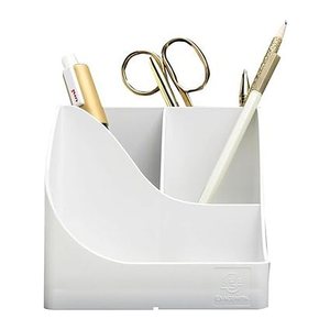 Exacompta Stiftehalter Pen Wave weiß Polystyrol 5 Fächer 11,0 x 12,0 x 16,0 cm