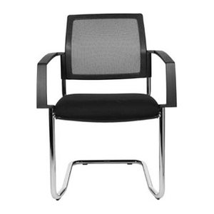 Topstar Besucherstühle BtoB 20 BB490A G200 schwarz Stoff, 2 St.
