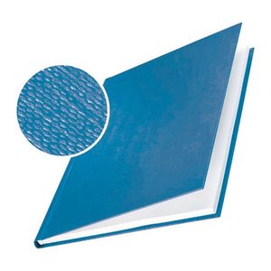 LEITZ Buchbindemappen blau Hardcover für 36 - 70 Blatt DIN A4, 10 St.
