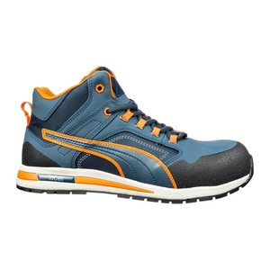 PUMA® Herren S3 Sicherheitsschuhe "CROSSTWIST MID" URBAN PROTECT blau Größe 43, 1 Paar