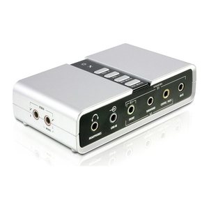 DeLOCK 61803 Sound Box 7.1  USB 2.0 B/3,5 mm Adapter, 1 St.