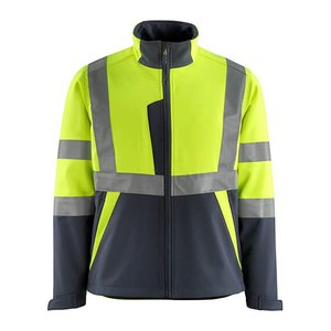 MASCOT® unisex Warnjacke Kiama  orange, schwarzblau Größe 2XL