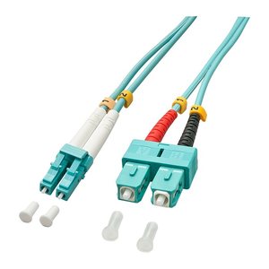 LINDY LWL-Duplexkabel LC/SC OM3 15m