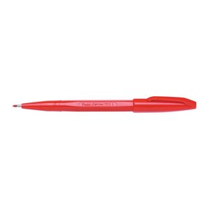 Pentel Sign Pen Filzstift rot, 1 St.