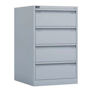 BISLEY ECO Karteischrank lichtgrau 4 Schubladen 57,0 x 62,2 x 91,5 cm, 1 St.