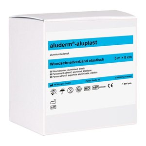 aluderm Pflaster aluderm®-aluplast 1009190 weiß 8,0 cm x 5,0 m, 1 St.