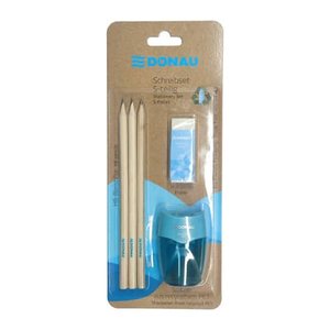 DONAU ÖKO Bleistift-Set HB blau, 1 Set