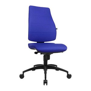 Topstar Bürostuhl Syncro Soft, SN300 T38 Stoff blau, Gestell schwarz