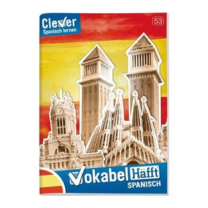 Häfft® Verlag Vokabelheft Spanisch Lineatur 53 liniert DIN A5 ohne Rand, 64 Blatt, 1 St.
