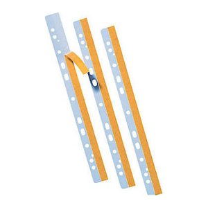 Probeco Heftstreifen, selbstklebend transparent Kunststoff, 50 St.