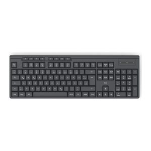 hama WK-200 Tastatur kabellos schwarz