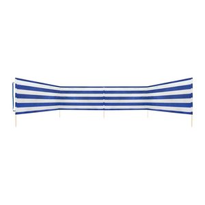 Idena Strand-Windschutz  weiß, blau 600,0 x 80,0 cm