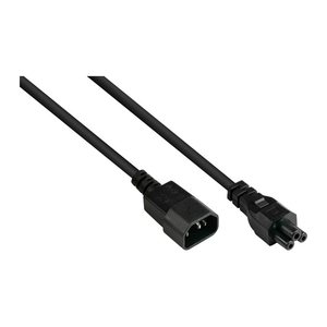 Good Connections Kaltgeräteverlängerung an C5 schwarz 1m