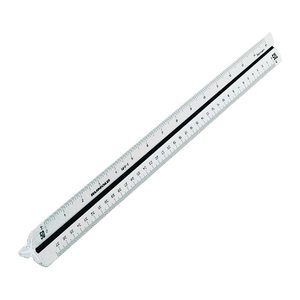RUMOLD Dreikantmaßstab Architekt 4 30,0 cm, weiß