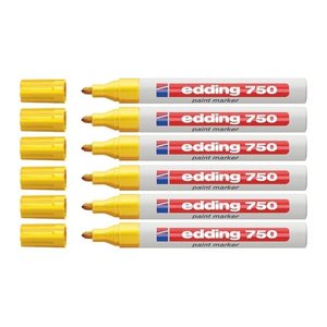 edding 750 Glanz Lackmarker gelb 2,0 - 4,0 mm, 1 St.