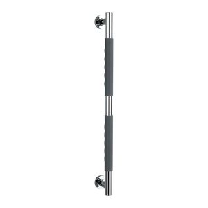 WENKO Haltegriff Dusche Secura silber, schwarz, 1 St.