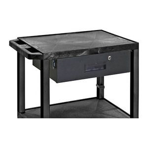 LUXOR Schublade schwarz 44,5 x 35,6 x 12,1 cm