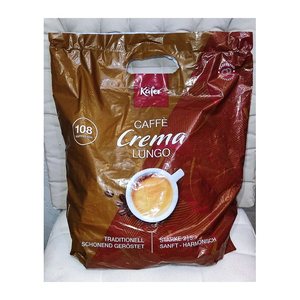Käfer Caffè Crema Lungo Kaffeepads, Arabica- und Robustabohnen 108 St.