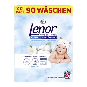 Lenor SENSITIV Waschmittel Pulver, 4,5 kg