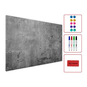ALLboards Magnettafel 60,0 x 40,0 cm Betonmauer