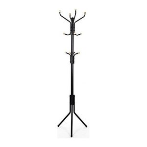 SONGMICS Kleiderständer RCR19B schwarz Metall 12 Haken 44,0 x 182,0 cm, 1 St.
