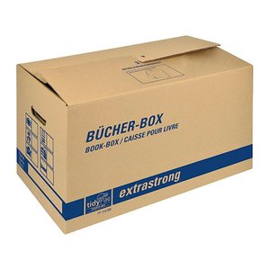 tidyPac® Umzugskartons Bücher-Box 58,0 x 30,0 x 33,0 cm, 5 St.