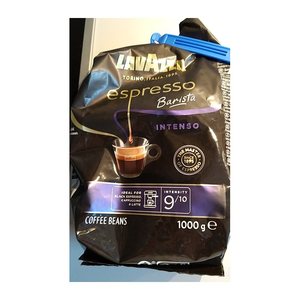 LAVAZZA Barista Intenso Espressobohnen, Arabica- und Robustabohnen kräftig, 1 kg