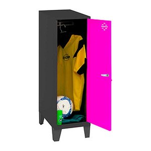 Simonrack Spind SIMONLOCKER DISM SINGLE anthrazit, pink 8425437120350, 1 Schließfach 30,0 x 50,0 x 101,5 cm