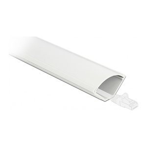 DELOCK Eckkanal selbstklebend 43 x 23 mm - Länge 1 m weiß