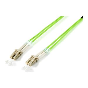Equip Adapterkabel LC->LC 1.00m Multimode Duplex OM5 grün