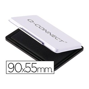 Q-CONNECT Stempelkissen schwarz 9,0 x 5,5 cm, 1 St.