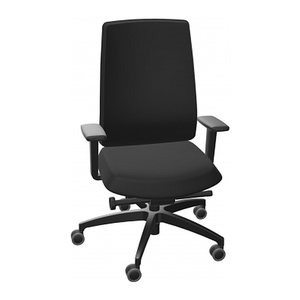 Dauphin Bürostuhl Indeed operator SLP, ID 7046_SLPP1 Stoff schwarz, Gestell schwarz