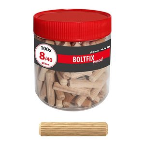TOX BOLTFIX wood 015200141 Holzdübel Ø 8 mm x 40 mm, 100 St.