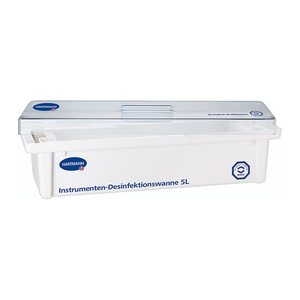 HARTMANN Desinfektionswanne 5,0 l weiß, transparent 20,0 x 55,0 x 12,0 cm, 1 St.