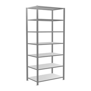 SCHULTE Schwerlastregal MULTIplus 150 17767 silber 100,0 x 60,0 x 230,0 cm