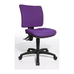 Topstar Bürostuhl U50, 8070 BC7 Stoff lila, Gestell schwarz