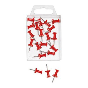 WEDO Pinnnadeln Diabolo rot, 20 St.
