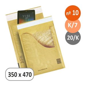 aroFOL® CLASSIC Luftpolstertaschen 10/K braun für DIN B3, 50 St.