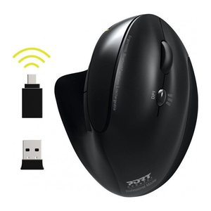 Port Maus ergonomisch kabellos Bluetooth wiederaufladbar