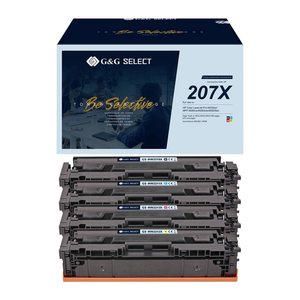 G&G Select XL-Toner 4er Set für HP 207X (Mit Chip) BK/C/M/Y