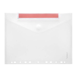 FolderSys Dokumententaschen Index DIN A4 transparent genarbt 0,20 mm, 10 St.