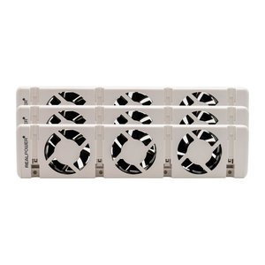 REALPOWER Heizungslüfter HL-3,3er Set mit 3 Ventilatoren
