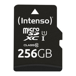 Intenso SD MicroSDXC Card 256GB UHS-I inkl. SD- Adapter retail